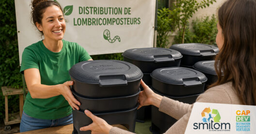 Distribution de lombricomposteurs par le SMITOM du Nord Seine-et-Marne